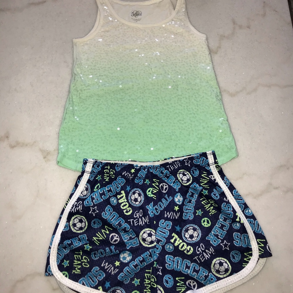 Justice soccer outfit